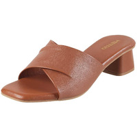 Metro Women Tan Block Heel Fashion Sandal UK/8 EU/41 (40-144)