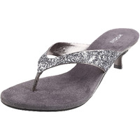 Mochi Womens Synthetic Gun Metal Slip Ons (Size (7 UK (40 EU))