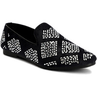 LEE Greem Men's Velvet Slip On Stylish Mojari LG_1903_Silver_9