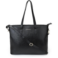 Aquatan Saffinao PU Black Tote Bag for Women