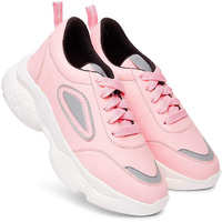 Longwalk Women and Girls Sneakers, Walking Gym Running Pink Shoes