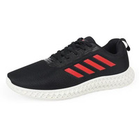 ATHCO Men's Kandy Black-White Running Shoes_10 UK (ATHDIP-1)