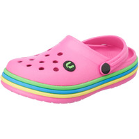 URJO Unisex-Child Fuschia Clogs-10 Kids UK (28 EU) (Kids_SKRAINBOW)