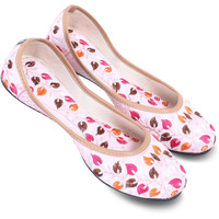 DFR Woman Embroidered Punjabi Mojari Jutti Juti for Women Shoe, Color: PINK6 | UK Size 6