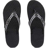 Ortho + Rest 100% Comfort Extra Soft Ortho Slippers for Men | Orthopedic Footwear | Casual Flip-Flops for Daily use (Black, numeric_7)