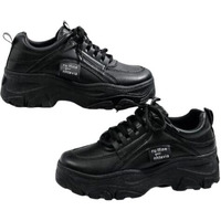 adiso Casual Sneaker Shoes for Womens/Girls (Black, 4)