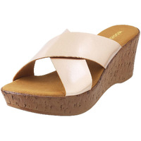 Mochi Womens Synthetic Rose Gold Mules (Size (6 UK (39 EU))