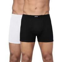 Levis Mens Cotton Boxer Briefs (Pack of 2) (PR8299BB_White, Black_X-Large_White,Black_XL)