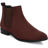 HiRELS Mens Premium Suede Chelsea Ankle Boots|Soft Cushioned Insole |Slip-Resistance|Dynamic Feet Support|Arch Support Boots For Men