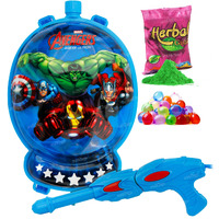 Zest 4 Toyz Holi Pichkari Water Gun for Kids Backpack Tank Holi Water Gun with 1 Pkt Holi Color and 100 Balloons for Holi Celebration - Boys and Girls (Rocket Tank) - Avengers