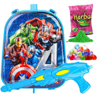 Zest 4 Toyz Holi Pichkari Water Gun for Kids Powerful High Pressure Tank Spray with Holi Combo 1 Pkt Holi Color & 100 Balloon for Boys and Girls