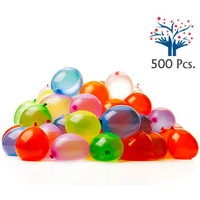 AMFIN (Pack of 500) Non Toxic Holi Water Balloons for Kids - Multicolor