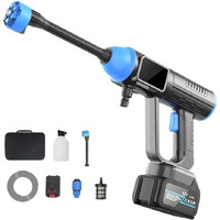 Foliam 6 in1 Cordless Portable Pressure Washer Gun 48V 15000mah (40min) High Pressure Water Gun with Cordless Rechargeable 6 Ways to Spray Water Used for Car Washer (Model-3)