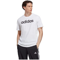 adidas Men's Geometric Regular Fit T-Shirt (IC9276_White/Black