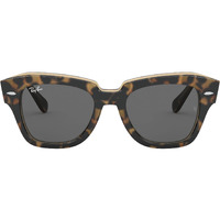 Ray-Ban Unisex UV Protected Grey Lens Square Sunglasses - 0RB2186