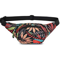 GUSTAVE Waist Bag for Men Women, Waterproof Chest Bags Stylish Fanny Pack for Men Lightweight Bum Bag with Adjustable Strap for Outdoor Sports Running Hiking (Maple Leaf)