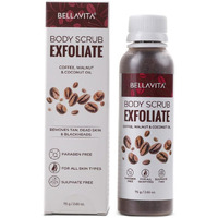 BELLAVITA Exfoliate Coffee Scrub for Face & Body, Blackhead Remover, De Tan Removal Ayurveda, Dirt Removal from Neck, Knees, Elbows, Arms 75 g (Pack of 1)