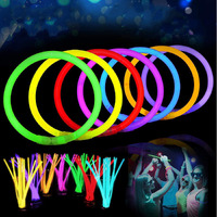 Party Hour Pipe Glow In The Dark Party Favors Glow Stick Sensory Kids Toy Stress Relief Light Up Pop Fidget Tubes Happy Birthday Decoration for Girls Boys (Glow Sticks)