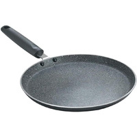 Prestige Omega Deluxe Granite Dosa Tawa, 280 mm, Black, Nonstick Aluminium