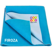 BeyBee Waterproof Quick Dry Sheet for Baby| Bed Pad Anti-Piling Fleece Extra Absorbent Washable Matress Protector| Baby Bed Protector Sheet for Toddler Children, X-Large Size, 200 x 140cm, Firoza