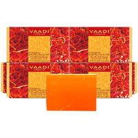 Vaadi Herbals Super Value Luxurious Saffron Skin Whitening Therapy Soap, 75g (Pack Of 6)