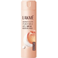 LAKM Peach Milk Ceramide Lotion Moisturizer with SPF 24 & Hyaluronic for Intense Moisturizing & Skin Protection from UVA/B Rays|With Skin Conditioner| For Dry Skin, Normal Skin & Sensitive Skin 120ml