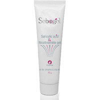 Sebogel Salicylic Acid & Nicotinamide Gel for Pimples and Oily Skin, 30gm