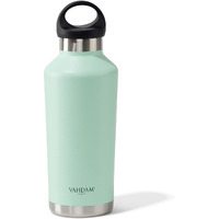 VAHDAM, Stainless Steel Travel Bottle 500ml - Mint Green | Leak-Proof, Vacuum Insulated, Double Wall | Sweat-Proof Water Bottle for Hot and Cold Drinks