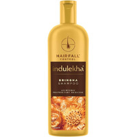 Indulekha Bringha Shampoo, Proprietary Ayurvedic Medicine For Hair Fall, Free From Parabens, Synthetic Dyes And Synthetic Perfume, 340ml