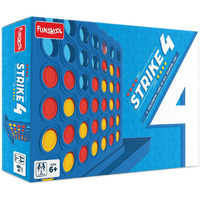 Funskool Games, Strike 4, Classic disc Dropping Game, 4 in a Row, Connect Game, Family Games, Strategy Board Games, Toys for Kids and Adults, 2 Players, Ages 6 Years and Above, Multicolour