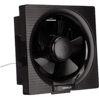 Havells Ventil Air DX 200mm Exhaust Fan | Strong Air Suction, Rust Proof Body and Dust Protection Shutters |Suitable for Bathroom, Kitchen, and Office| Warranty: 2 Years | (Pack of 1, Black)