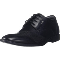 Bata Mens Varys Derby Formal Shoes, Black