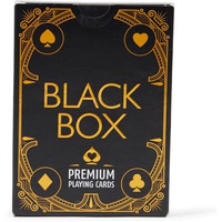 Black Box Premium Plastic Playing Card Game, Bridge Size, Regular Index, Pack Of 3 For Adult