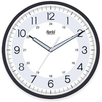 Ajanta Night Glow Radium Plastic Analog Wall Clock (Black, 310X44X310Mm)