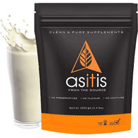 AS-IT-IS Nutrition Whey Protein Concentrate 80% - 2kg | Unflavoured | Tested for purity | Labdoor certified