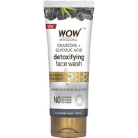 WOW Skin Science Wow Activated Charcoal Infused With Activated Charcoal Beads No Parabens & Sulphate Face Wash (100Ml)