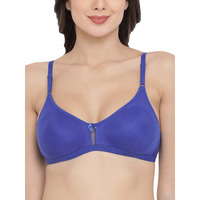 Clovia Women s Non-Padded Non-Wired Bra (BR0638P08_Blue_40C)