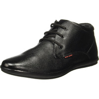 Red Chief Derby Lace Up | Men s Formal Shoes for Office | Rubber Sole| Black |Size 9 UK | RC3467