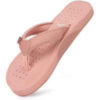 YOHO ArchFlex orthopedic slippers for women | Arch support for pain relief | Soft, Anti-Skid, lightweight | comfortable padded straps flip flops for Everyday | Rose Shadow - UK 5