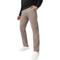 Urbano Fashion Men s Grey Cotton Slim Fit Casual Chinos Trousers Stretch (chino-grey-30)