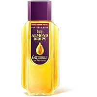 Bajaj Almond Drops Hair Oil, 625ml, Hair Oil, 6X Vitamin E, Almond Oil, Light and Non-Sticky, Hair Fall Control
