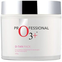 O3+ D-TAN Pack for Instant Tan Removal & Sun Damage Protection Infused with Mint and Eucalyptus Oil Ideal for All Skin Types (300g) | Detan Pack for Tan Removal