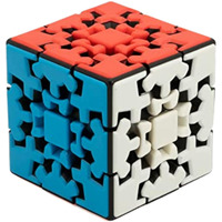 Cubelelo Drift Gear 3x3 Stickerless Cube Speed Cube | Twisty Magic Cube | Toy for Kids & Adults | Magic Speedy Stress Buster Brainstorming Puzzle 3x3x3 Gear Cube (Multicolor)