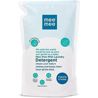 Mee Mee Baby Liquid Detergent 1 L | Ph balanced, Free from Harsh Chemicals, Safe for mother s hands & baby s skin | Anti-Bacterial, Removes Stains & Odor with One Drop, Hypoallergenic