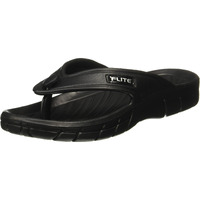 FLITE Men s Black Flip Flops Thong Sandals - 8 UK/India (42 EU)(FL0007G)