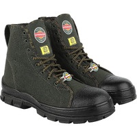 Liberty Warrior 88-46HSTG Jungle Boot for Men, Soft Toe, Olive Green & Black, size-11UK