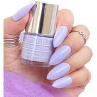 DeBelle Gel Creme Finish Nail Polish Blueberry Bliss (Light Lavender), 8 Ml - Enriched With Natural Seaweed Extract, Cruelty Free, Toxic Free