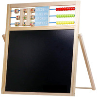 ESnipe Mart Multipurpose Writing Board Slate Double Sided Educational Board with Numbers Maths Learning Toy for Kids, Multicolor, Pack Of 1