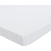 Trance Home Linen Premium 220 GSM Cotton Terry Double Bed Waterproof Mattress Protector Queen Size Mattresses Cover (78X60 Inch | 6.5X5 Feet, White)