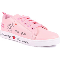 Longwalk Women Casual Sneakers Shoes Pink (5 UK/India 38 Euro)